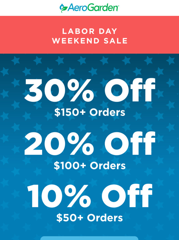 Yay for long weekends and BIG savings!