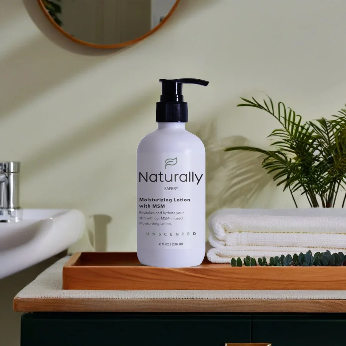 Naturally Safer Moisturizing Lotion with MSM
