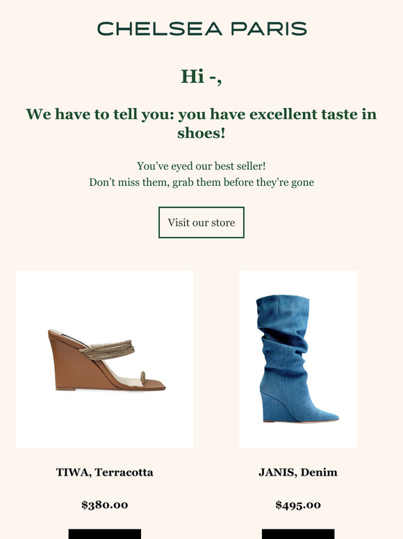 You have great taste on shoes