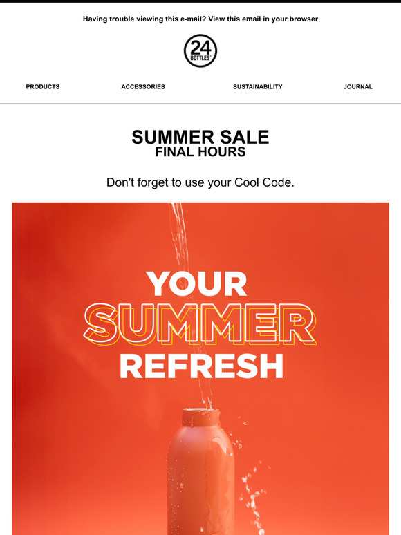 ⏰ Final Hours Summer Sale 🏖️