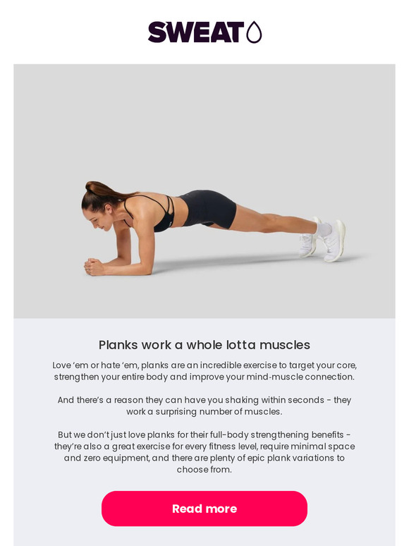 Sorry, planks work HOW many muscles?! 🤯