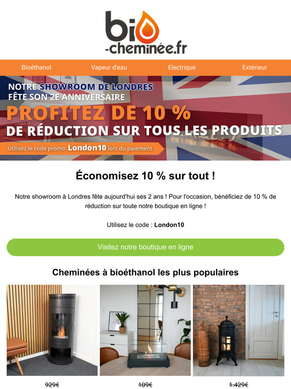 Économisez 10 % sur tout avec notre offre d'anniversaire 🎂