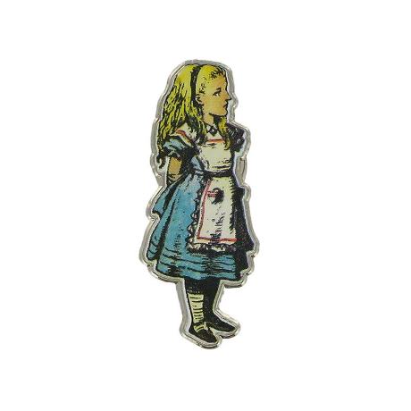 Alice in Wonderland pin badge