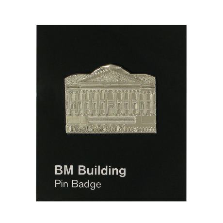 British Museum front pin badge