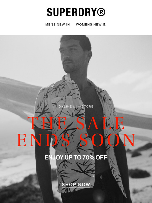 Ending Soon – Shop the Sale Today