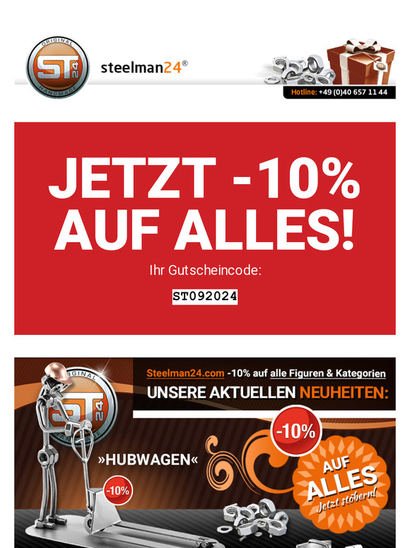 Neuheiten und 10% Rabattcode ST092024