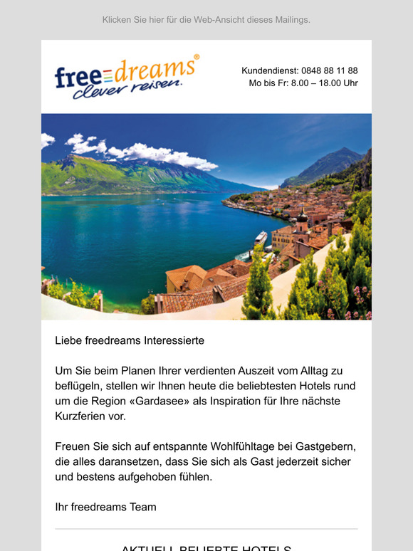 Wohlverdiente Auszeit in der Region «Gardasee»