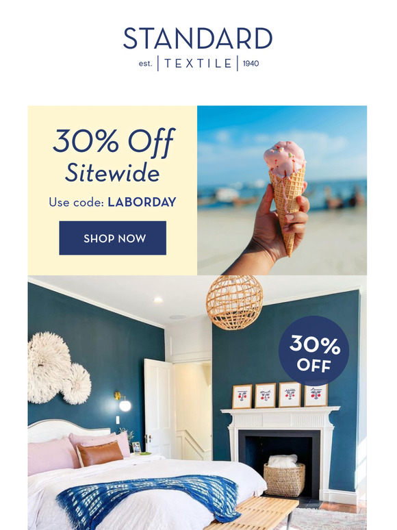30% Off All the Comforts of Home—Including Our Best Seller!