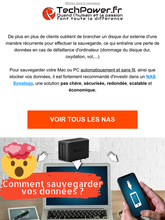 Sauvegardez automatiquement et sans fil votre Mac ou PC