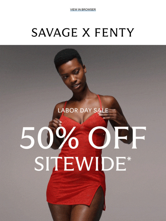 Savage X Fenty: Happy Labor Day: 50% Off ✨ | Milled