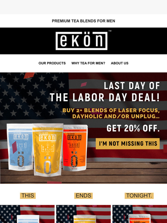 Hurry! Last Chance for Labor Day Savings!