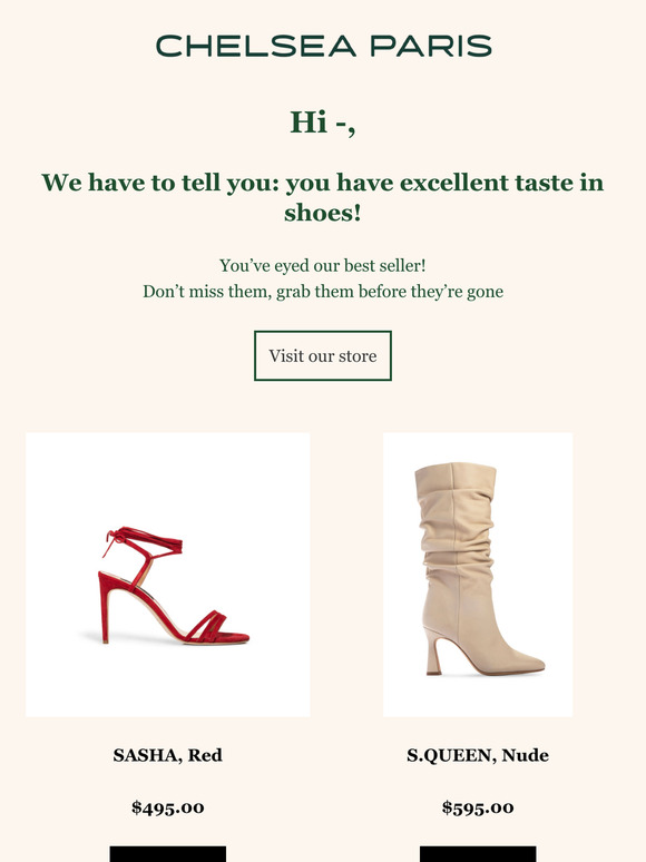 You have great taste on shoes