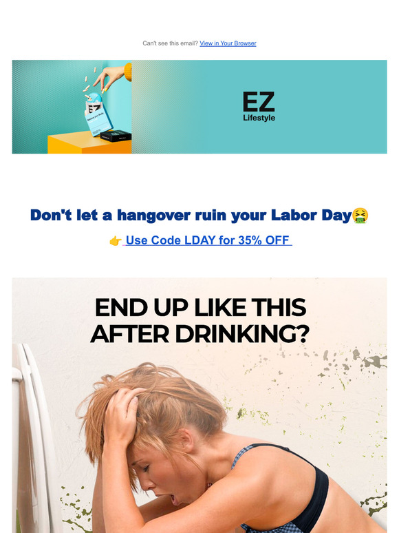 Forget Hangovers this Labor Day....