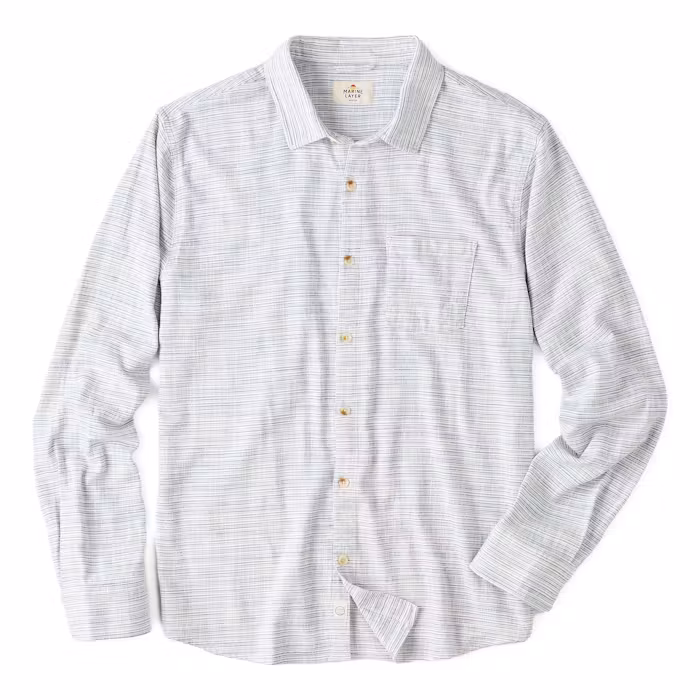 Image of Classic Stretch Selvage Long Sleeve Shirt