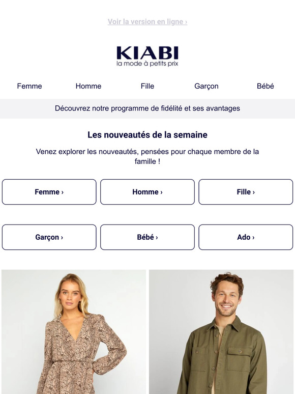Nouveautés : habillez toute la famille avec style !