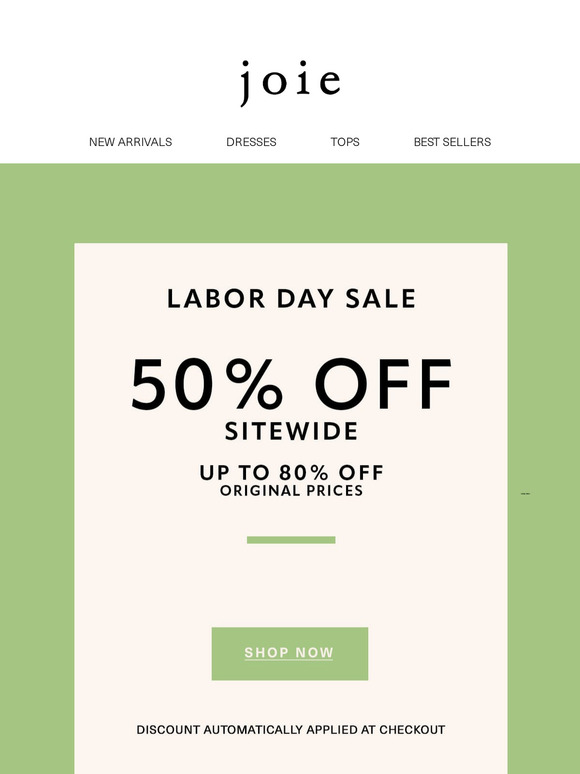 Last Chance For 50% Off Sitewide!