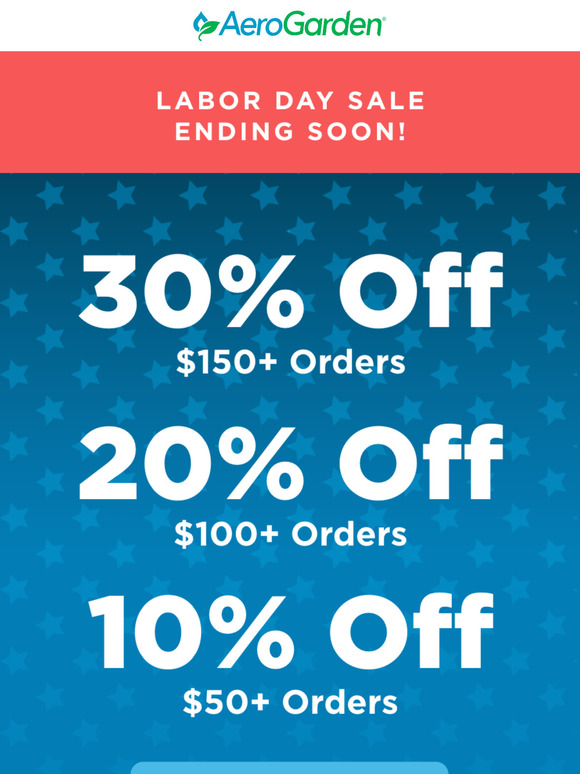 Don’t Miss Out! Labor Day Savings ENDS SOON