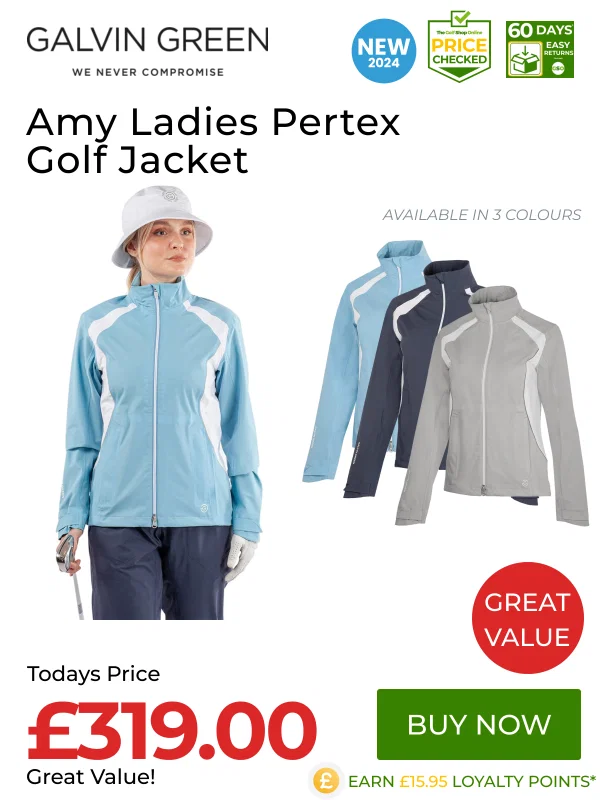 Great Value on Galvin Green Amy Ladies Pertex Golf Jacket