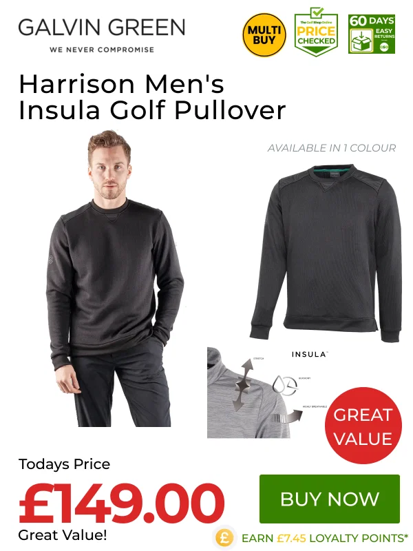 Great Value on Galvin Green Harrison Mens Insula Golf Pullover