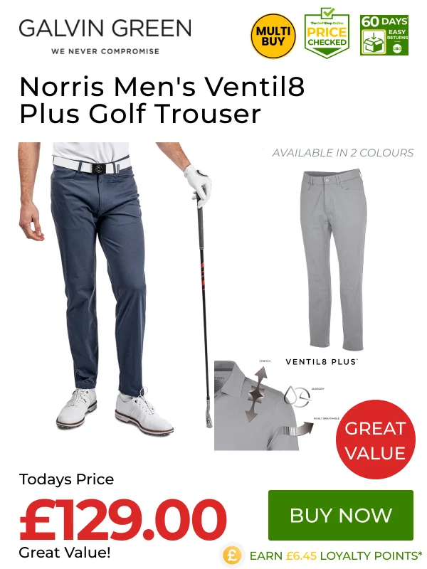 Great Value on Galvin Green Norris Mens Ventil8 Plus Golf Trouser