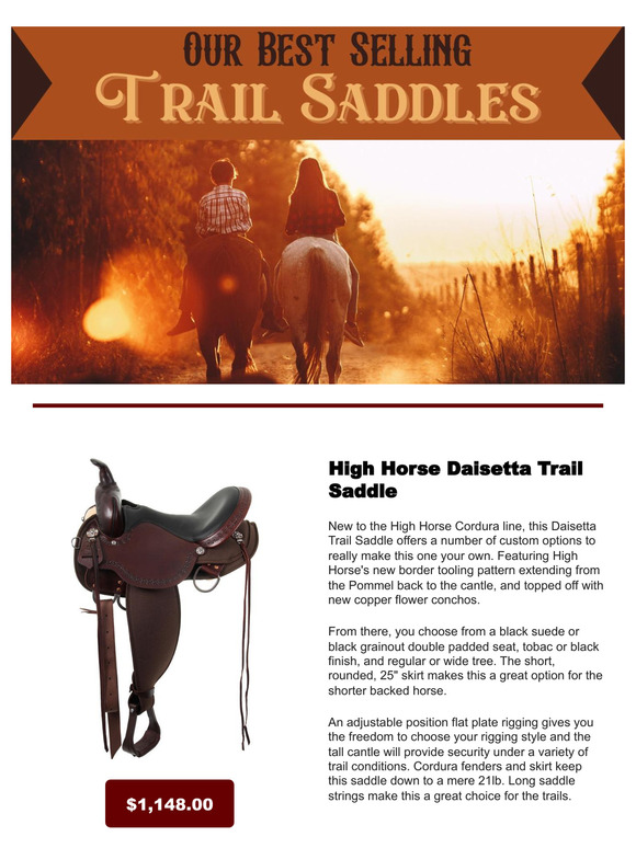 Top Trail Saddles You Can't Miss—See Our Best Sellers Now!