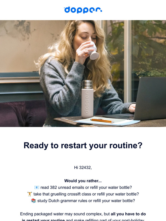 Ready to restart your routine 32432?