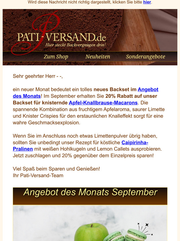 Aufregende Apfel-Knallbrause-Macarons im Angebot des Monats 🍎✨