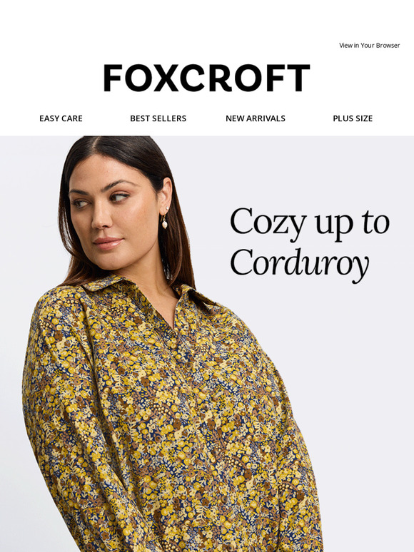 Foxcroft ALL NEW CORDUROY for Fall!🧡💛 Milled