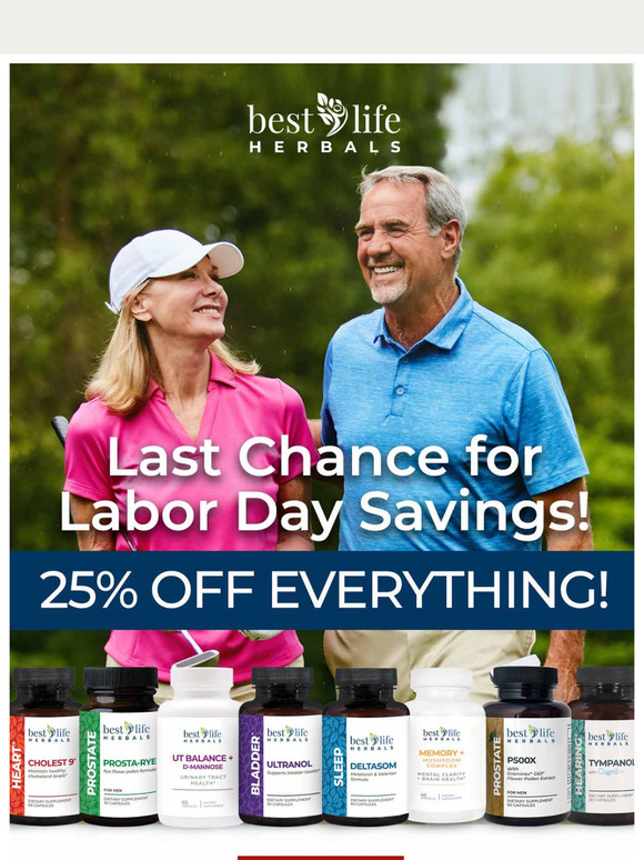 Last Chance for Labor Day Savings!