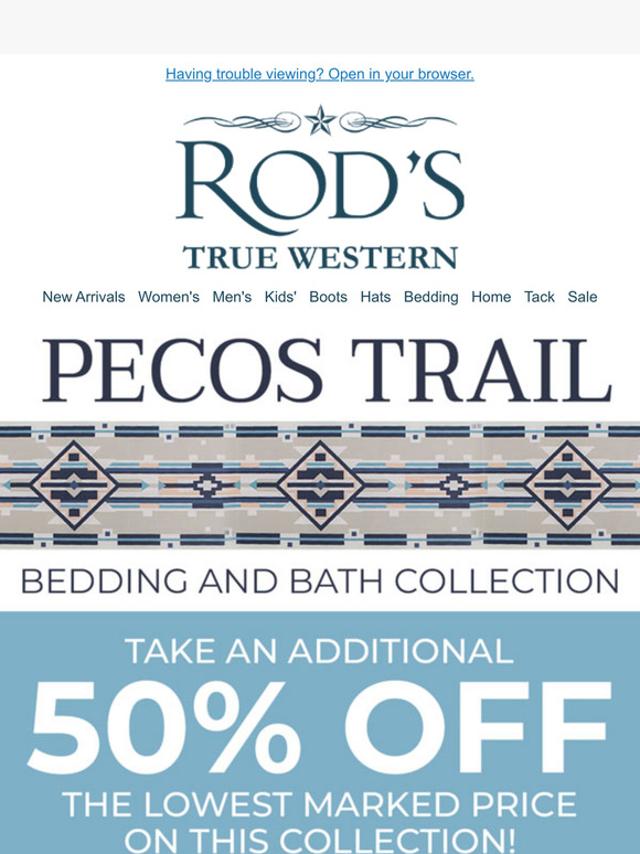 Rod's Western Palace 50 Off The Pecos Trail CollectionQuilt, Bath