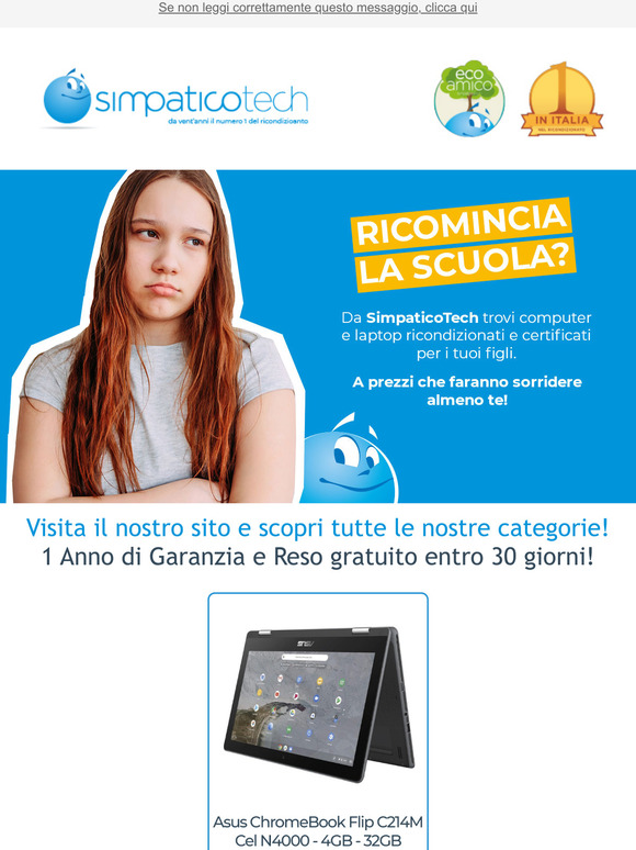 🎒Notebook per la scuola a partire da 99€📚