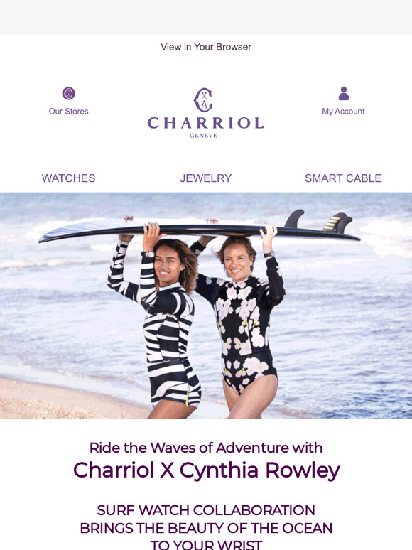 Charriol X Cynthia Rowley - A Special-Edition Surf Watch for the Modern Explorer