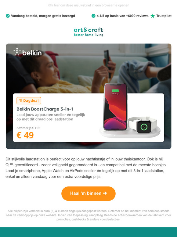 DAGDEAL: Belkin BoostCharge 3-in-1 🔋