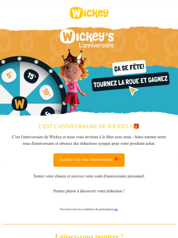 Joyeux anniversaire Wickey !🎈