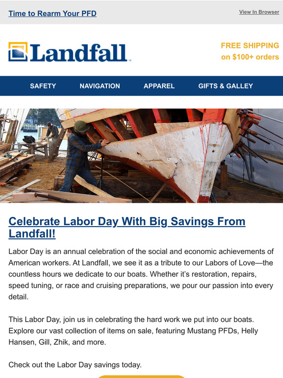 Last Chance / Labor Day Super Sale @ Landfall