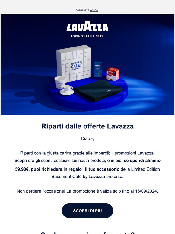Sconti fino al 40% e un regalo per te!