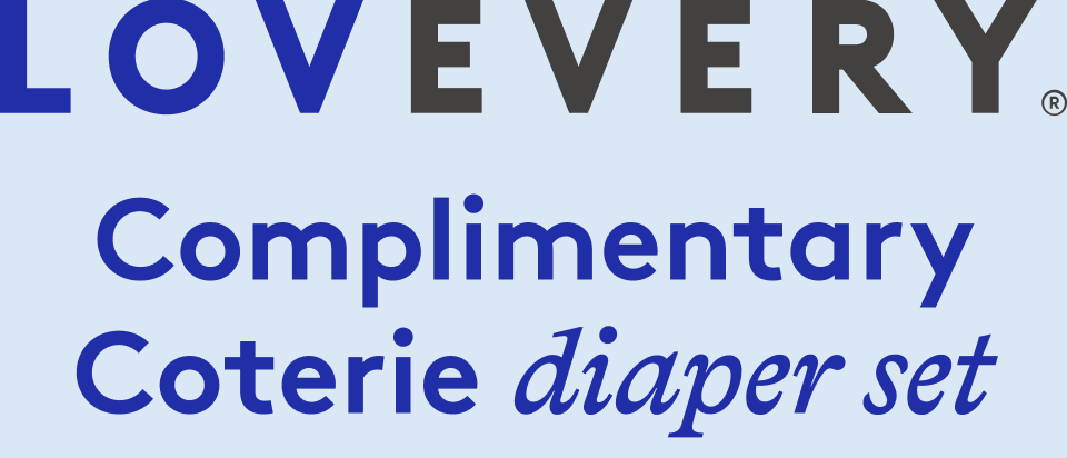 LOVEVERY - Complimentary Coterie diaper set when you start The Play Kits