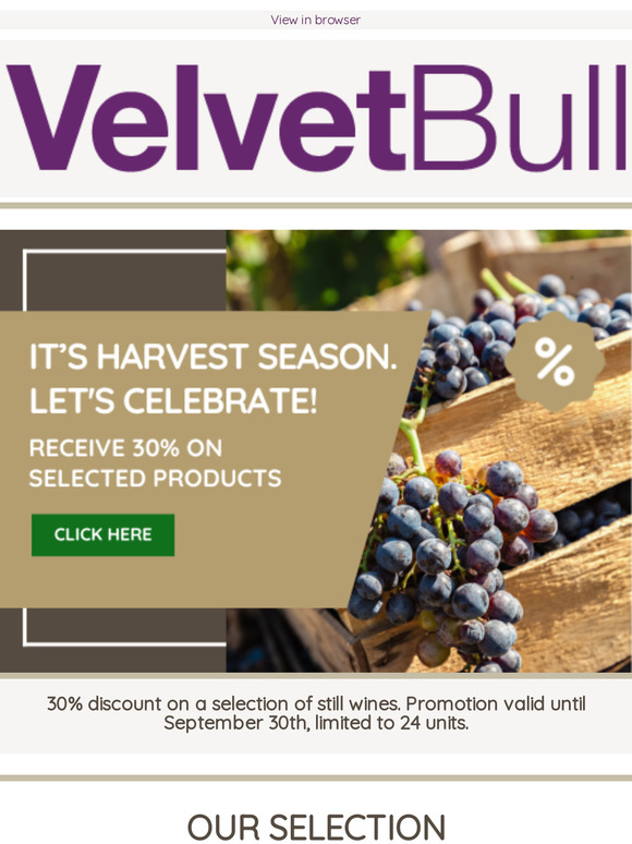 VelvetBull - Harvest season has arrived 🍇