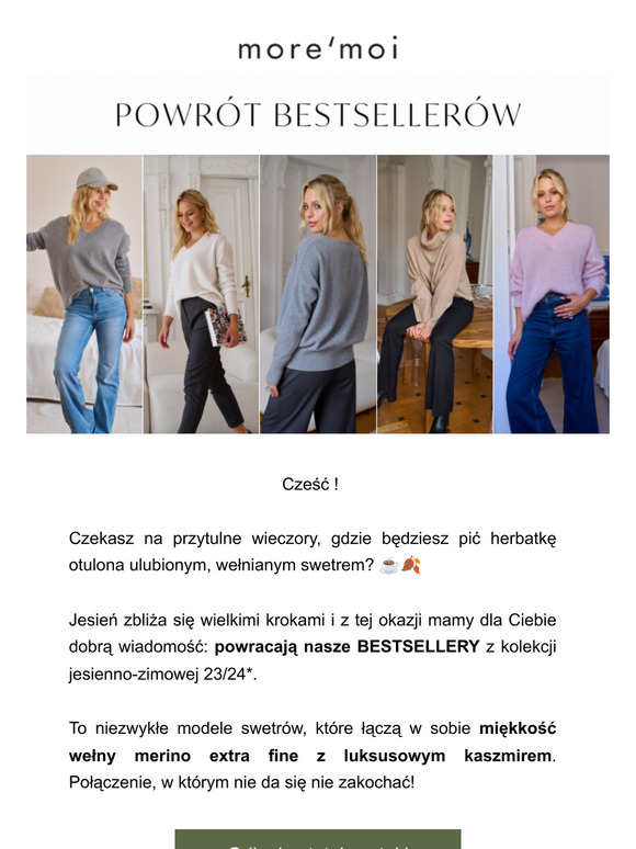🍂 Powrót BESTSELLEROWYCH swetrów! 🍂