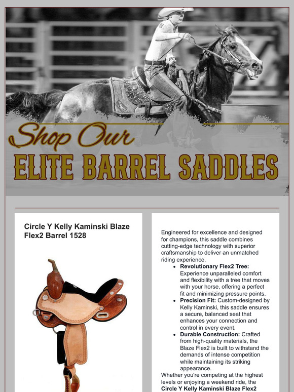 Dominate the Arena: Find Your Perfect Barrel Racing Saddle!