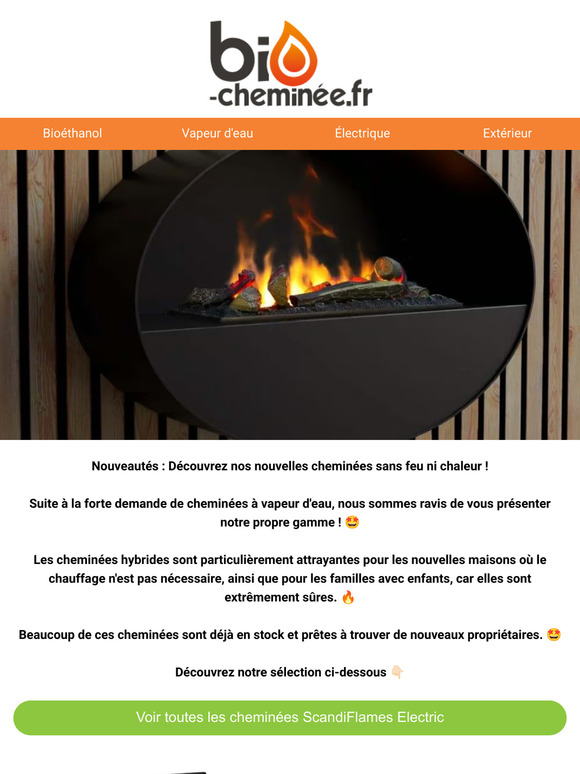 Nouveauté : Découvrez nos nouveaux designs de cheminées 🔥