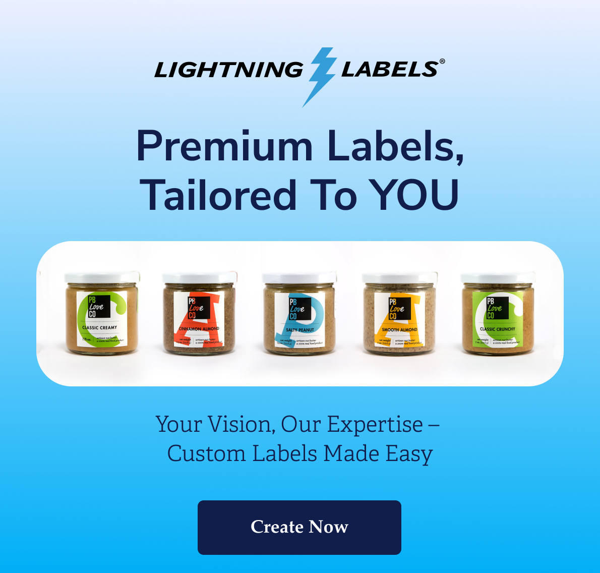 Lightning Labels | Premium Labels, Tailored To You | Design Your Label