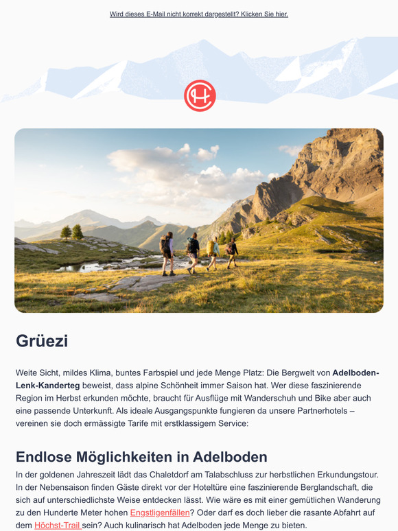 Adelboden: Voller Bergzauber zum halben Preis