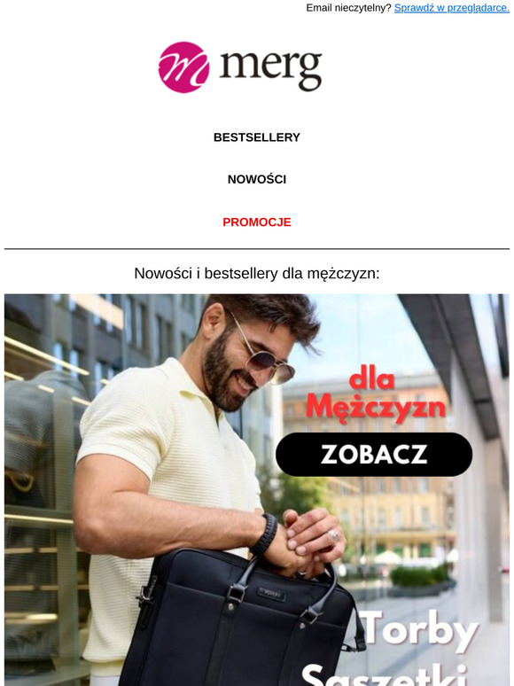 💥Top galanteria męska! Modne torby, teczki, listonoszki i wiele więcej