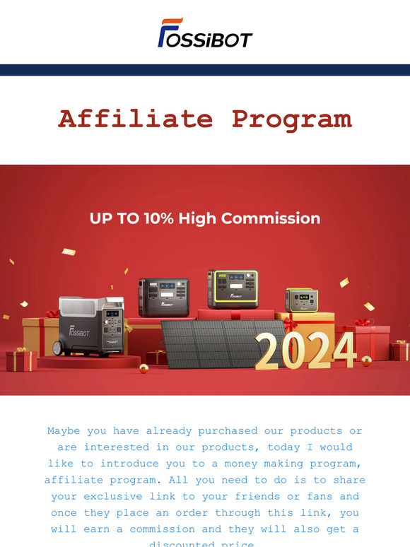 Boost Your Earnings: Let's join FOSSiBOT Affiliate program