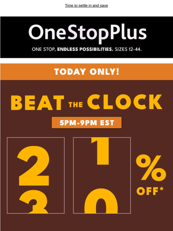 One Stop Plus Enjoy your {45 off} evening! Milled