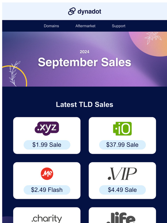 Fall Flash Sales at Dynadot 🍂