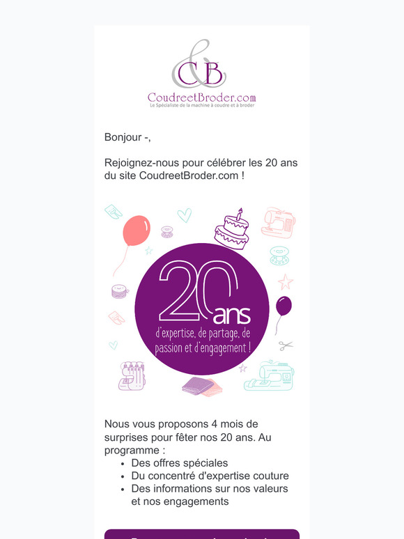 20 ans d'expertise couture, ça se fête !