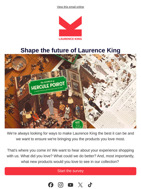 Shape the future of Laurence King 💭