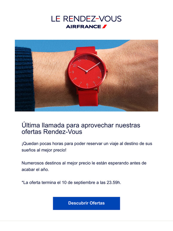 ¡Última llamada para el Rendez-Vous de Air France!